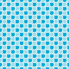 Simple pattern. Circle pattern. Seamless background. Fish scale pattern. Abstract geometric background in a marine theme. © Sudakarn