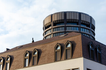 Turm, BIZ, Bank für Internationalen Zahlungsausgleich, Basel, Schweiz