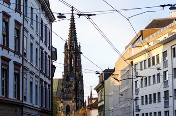 Elisabethenkirche, Elisabethenstrasse, Basel, Schweiz