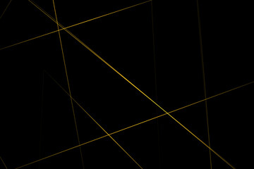 Abstract black with gold lines, triangles background modern design. Vector illustration EPS 10.