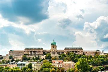 Buda Castle in the summer