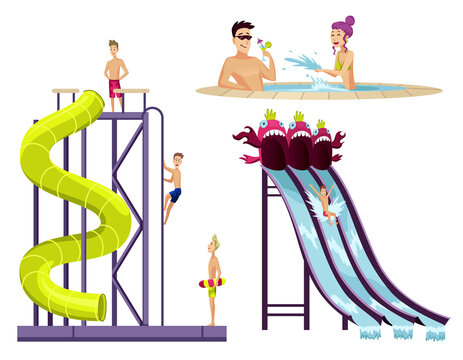 Water Slide clip art preview