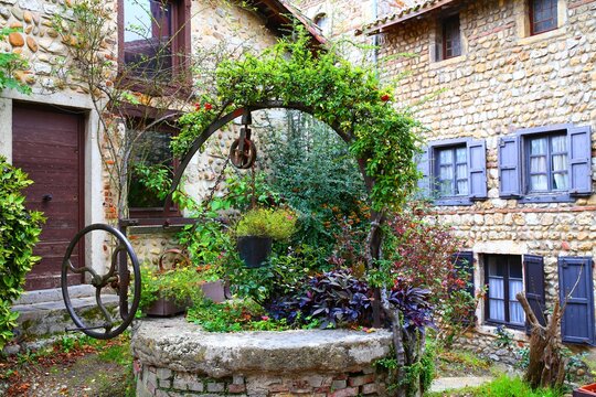 old house in the village
