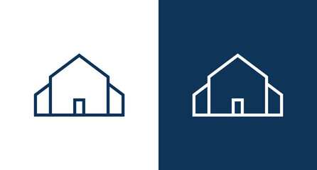 House outline icon illustration isolated vector sign symbol