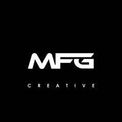 MFG Letter Initial Logo Design Template Vector Illustration