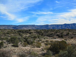scenic view of a plateau with scenic rock formations