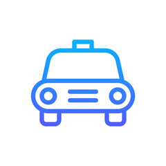 Taxi Vector Icon. Hotel and Services Symbol EPS 10 