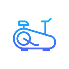 Treadmill Vector Icon. Hotel and Services Symbol EPS 10 