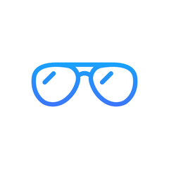 Fototapeta premium Sunglasses Vector Icon. Hotel and Services Symbol EPS 10 