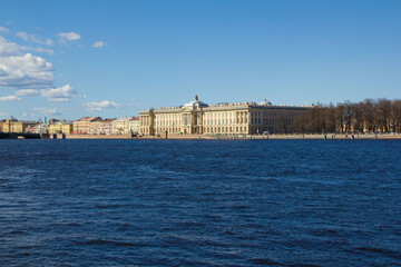 Obraz premium Vasilievsky island in Saint-Petersburg