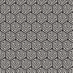 Vector seamless lines mosaic pattern. Modern stylish abstract texture. Repeating geometric tiles