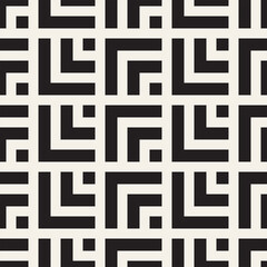 Vector seamless lines mosaic pattern. Modern stylish abstract texture. Repeating geometric tiles
