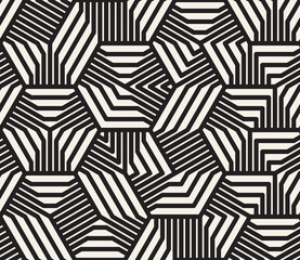 Vector seamless pattern. Modern stylish abstract texture. Repeating geometric tiles