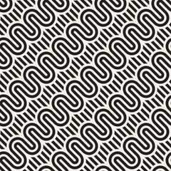 Vector seamless pattern. Modern stylish abstract texture. Repeating geometric tiles