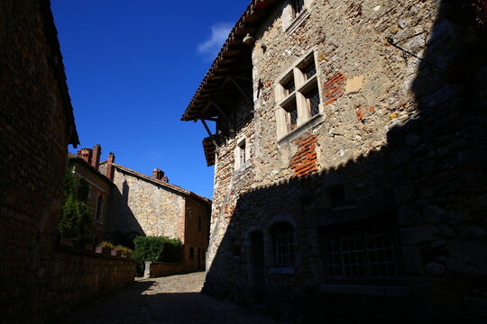 old castle in the town of Perouges