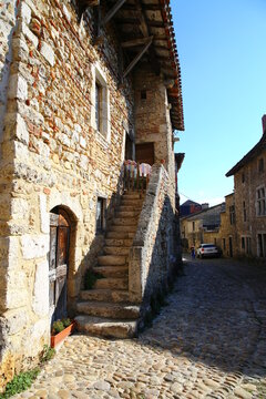 street in old town of Perouges