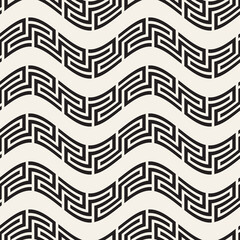 Vector seamless pattern. Modern stylish abstract texture. Repeating geometric tiles