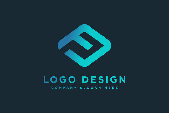 Initial letter FP logo design vector illustration. Letter FP icon design. Suitable for business and technology logos,isolated on blue background