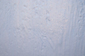 Fototapeta premium blue old wall with layers of paint. texture on the background. Oil paint on canvas. banner for design. copy space