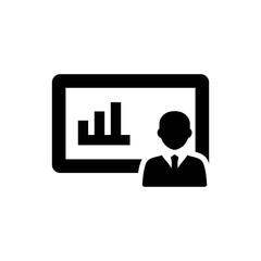 Graph presentation icon