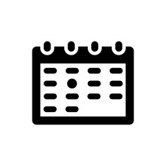 Calendar schedule icon