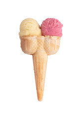 Hand holding an ice cream cone