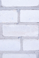 Old white brick wall. Close-up. Horizontal view. abstract Background. Texture. brick wall structure. Template design for web banners