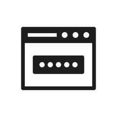 password security website icon sign symbol