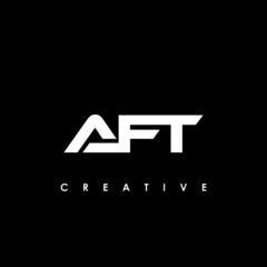 AFT Letter Initial Logo Design Template Vector Illustration - obrazy, fototapety, plakaty