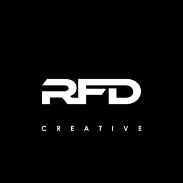 RFD Letter Initial Logo Design Template Vector Illustration