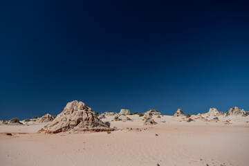 Beautiful natural sand dunes