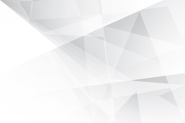 Obraz premium Abstract geometric white and gray color background. Vector illustration. 