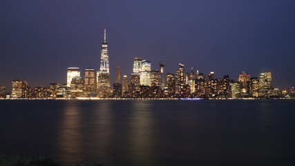 Fototapeta na wymiar city skyline Manhattan New York