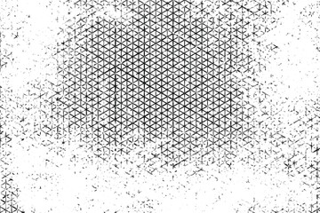 Grunge black and white texture.Overlay illustration over any design to create grungy vintage effect and depth. For posters, banners, retro and urban designs.