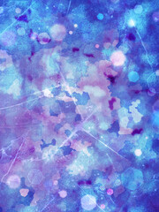 psychedelic solar flare and bokeh background pattern