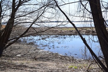 Lebel island on the north shore of Montreal 
