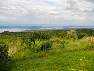 Scenic view of Lake Nakuru National Park, Kenya, Africa