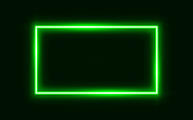 ネオンカラーのフレーム　ベクター素材