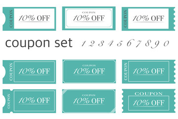 クーポン券のセット