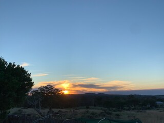 Mountains and Cloud Sunset