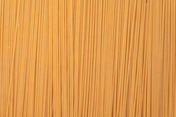 Raw pasta detail in macro