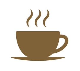 かわいいコーヒーカップのアイコン