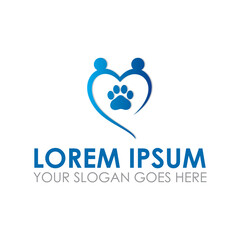 pet care vector , veterinary logo