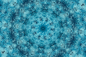 An abstract mandala shape background image.