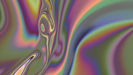 Abstract blurred multicolored liquid background