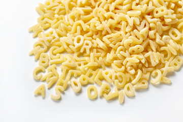 パスタ　アルファベット型　アルファベットパスタ