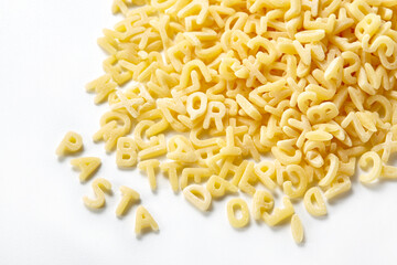 パスタ　アルファベット型　アルファベットパスタ