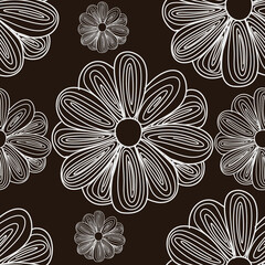 Floral Seamless Pattern Vector