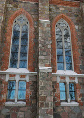 fragments from church windows, Cesvaine Evangelical Lutheran Church