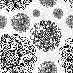 Floral Seamless Pattern Vector